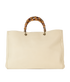 Large Bamboo Shopper Tote, back view